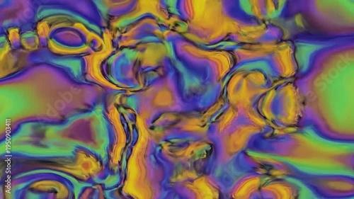 Vibrant abstract swirling colors create a mesmerizing psychedelic pattern
