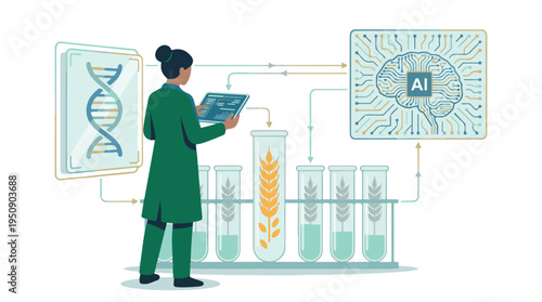 Biotechnology and AI for Enhanced Agriculture and Crop Development