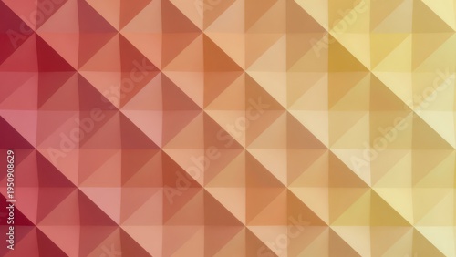Abstract Geometric Background with Warm Gradient Colors and Triangle Pattern