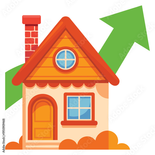 Property outline line vector icon design perfect for real estate home ownership investment and minimal graphic themes