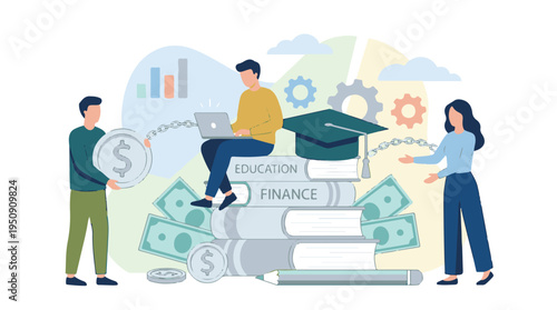 Financial burden of education, student loan debt, and investment metaphor