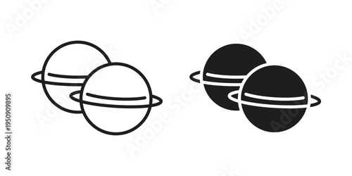 Bath salts bomb icon symbol, logo illustration. Vector graphics web design.