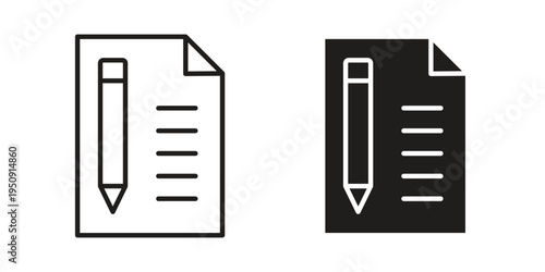 Declarations icon symbol, logo illustration. Vector graphics web design.