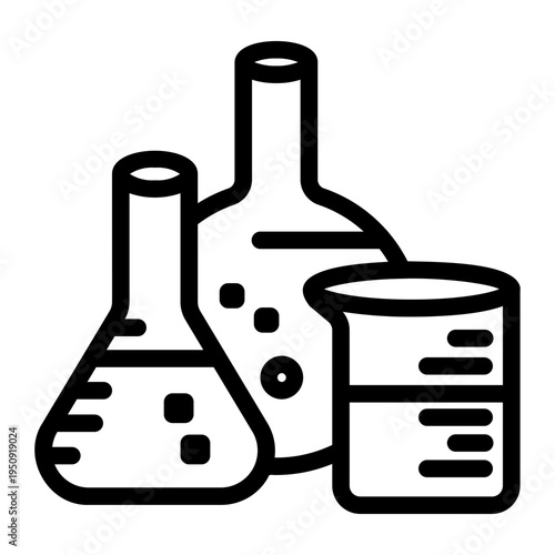 medical lab Line Icon