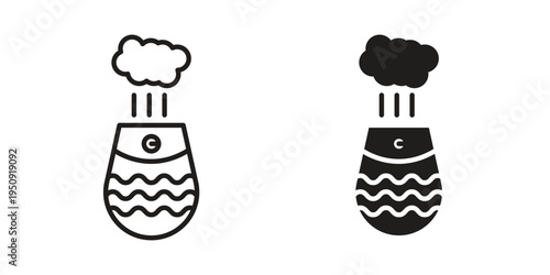 Humidifier icon symbol, logo illustration. Vector graphics web design.