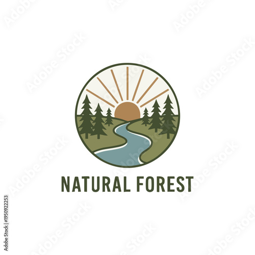 Natural forest logo