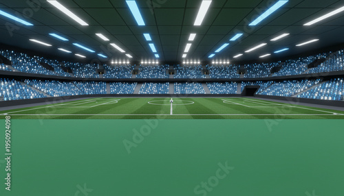 tennis court in the stadium
