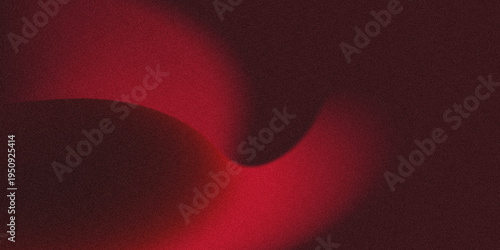 Tableau sur toile Abstract red and dark burgundy gradient background with grainy texture, smooth wavy curves, and subtle noise effect, ideal for modern design, branding, and digital art projects