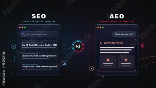 SEO vs AEO Search Engine vs Answer Engine Optimization Comparison