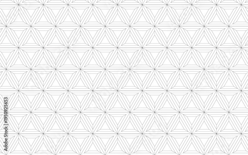 Triangle line on white color background-seamless pattern, abstract seamless pattern