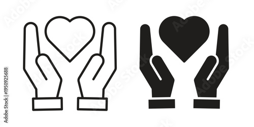 Selfcare icon symbol, logo illustration. Vector graphics web design.