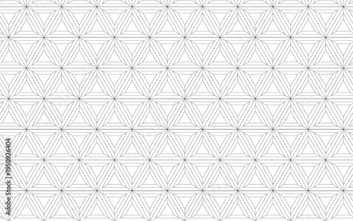 Triangle line on white color background seamless pattern, seamless geometric pattern