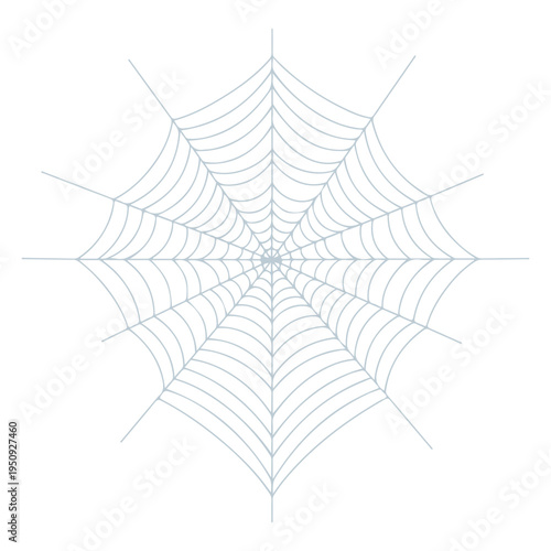Realistic spider web vector illustration set isolated on transparent background. Creepy cobweb corner decoration for Halloween design, spooky gothic gothic aesthetic, hand-drawn net pattern graphic.