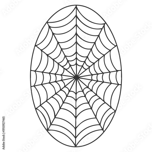 Realistic spider web vector illustration set isolated on transparent background. Creepy cobweb corner decoration for Halloween design, spooky gothic gothic aesthetic, hand-drawn net pattern graphic.