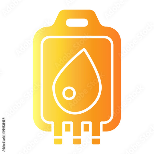 blood bag Gradient icon
