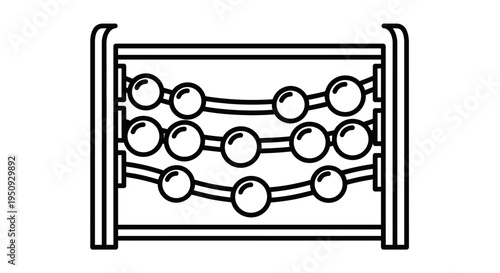 Abacus Beads Counting Toy for Children Education and Math Learning