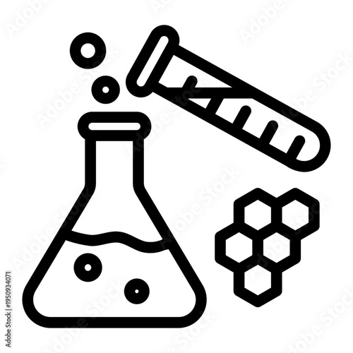 experiment Line Icon