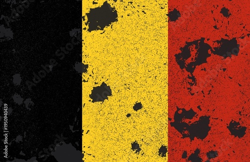 belgium flag grunge texture background