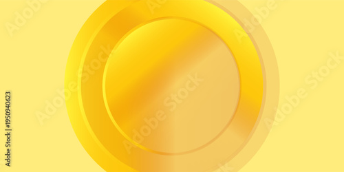 gradient yellow background. Abstract yellow modern background with circle elements. eps 10