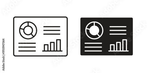 Dashboard icon logo concept on white background. Suitable for use on web apps