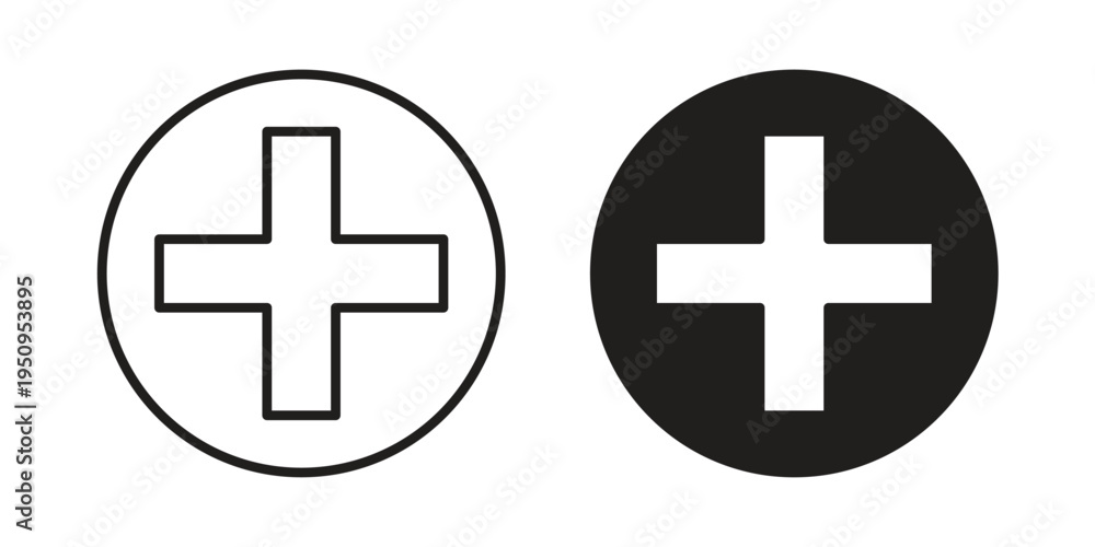 Fototapeta premium Hospital sign logo concept on white background. Suitable for use on web apps