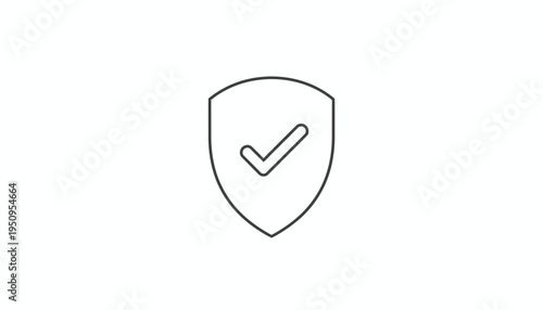 Shield with Check Mark Icon: Security, Safety, Protection, Approval, Verified, Trust