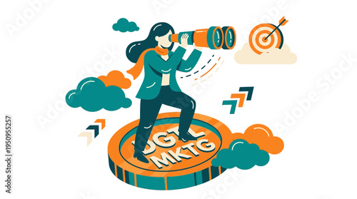 Girl pro boss seeks web goal with glass on coin for firm win now