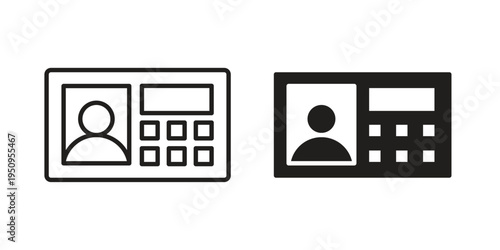 Interphone icon logo concept on white background. Suitable for use on web apps