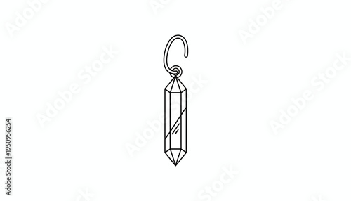 Pendant Crystal Faceted Gemstone Jewelry Accessory