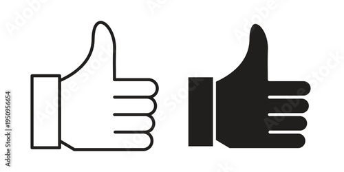 Like icon logo concept on white background. Suitable for use on web apps