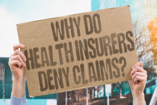 Εκτύπωση καμβά "Why Do Health Insurers Deny Claims?" Why do health insurance companies deny so many valid claims and who is actually holding them liable? HEALTH