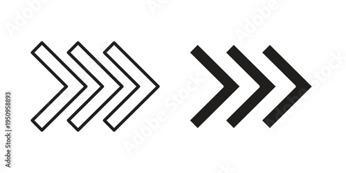Next arrow icon logo concept on white background. Suitable for use on web apps