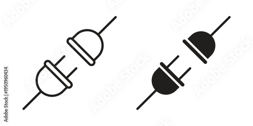 Plugin icon logo concept on white background. Suitable for use on web apps