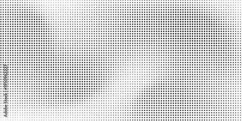 Grunge halftone corner gradient. Distress fading grit noise background. Retro pixel backdrop texture. Black and white sand wallpaper. Vector textured gritty surface. Anime or manga style comic overlay
