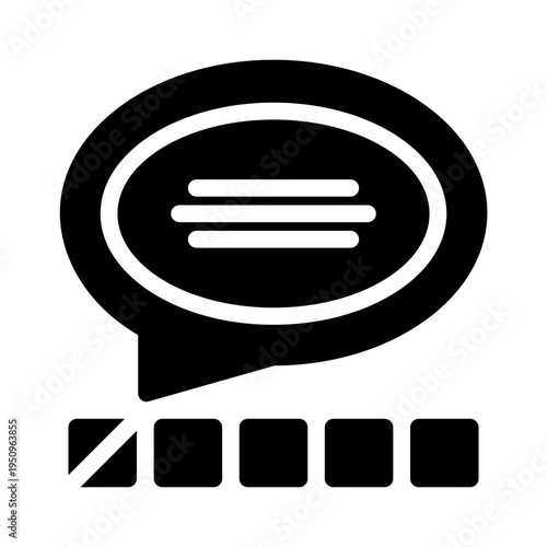 Message bubble with multiple choice options for presentations, quizzes, exams, elearning, educational materials, and decisionmaking illustrations. Great for interactive content.
