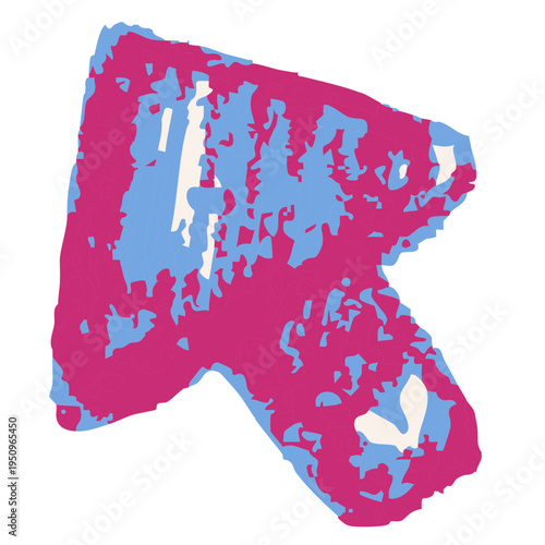 Computer Mouse Cursor Arrow Hand Drawn Doodle Icon