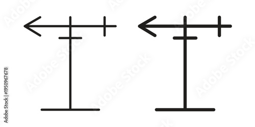 Veleta icon logo concept on white background. Suitable for use on web apps