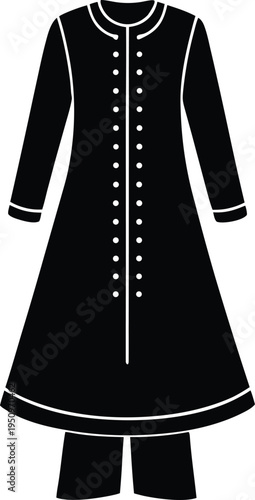 vector illustration of a female blouse