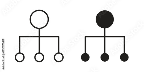 classification icon for web apps, mobile apps. Graphic element illustration