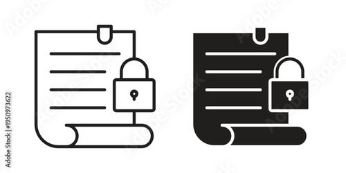 Code of conduct icon for web apps, mobile apps. Graphic element illustration