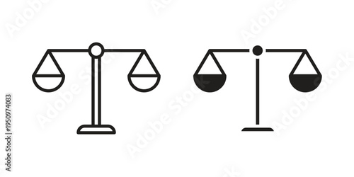 Compare icon for web apps, mobile apps. Graphic element illustration