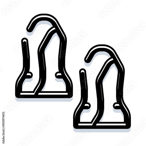 Wardrobe clothing organizers featuring a hook design, ideal for efficient closet storage, hanging apparel, and maximizing space for garments in a neat and tidy arrangement