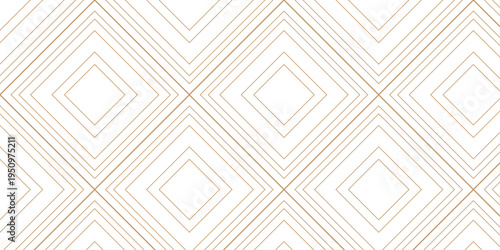 Abstract slash square thin diagonal fabric parallel stripe gold and white transparent line background. stripe diagonal line geometric white pattern technology textile background.
