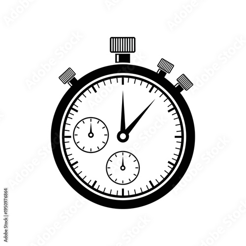 Stopwatch timer with two sub dials.