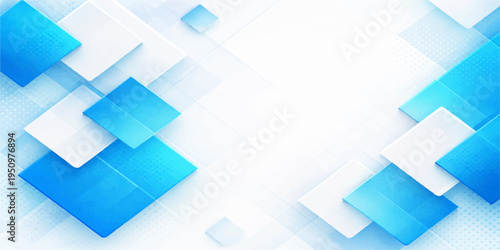 A high-quality minimalist stock photograph of a sleek modern workspace featuring a laptop and a steaming cup of coffee on a clean white desk