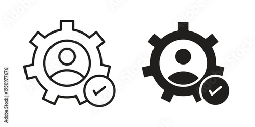 expert icon for web apps, mobile apps. Graphic element illustration