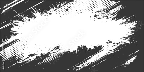Abstract a striking grayscale background with distressed, grunge-style elements, creating a dynamic texture and a sense of depth, perfect for graphic design use.