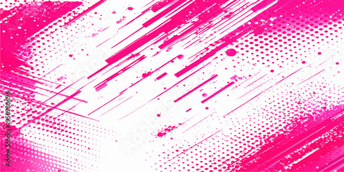 Abstract a captivating composition bursts with dynamic strokes and vibrant hues. This design uses layers of textures and textures to create a visual harmony and movement. 