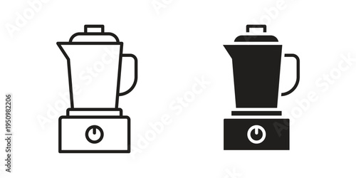 kitchen blender icon for web apps, mobile apps. Graphic element illustration