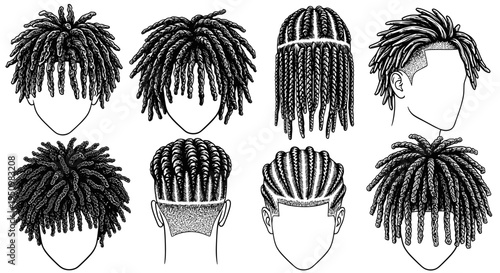 Collection of Diverse Dreadlock Hairstyles for Men